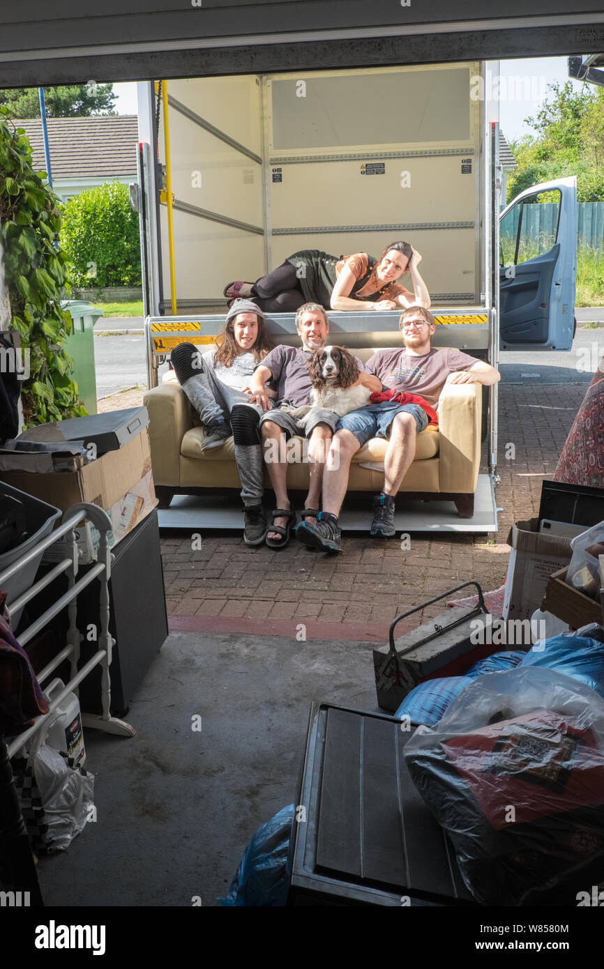 Removal van hires stock photography and images Alamy