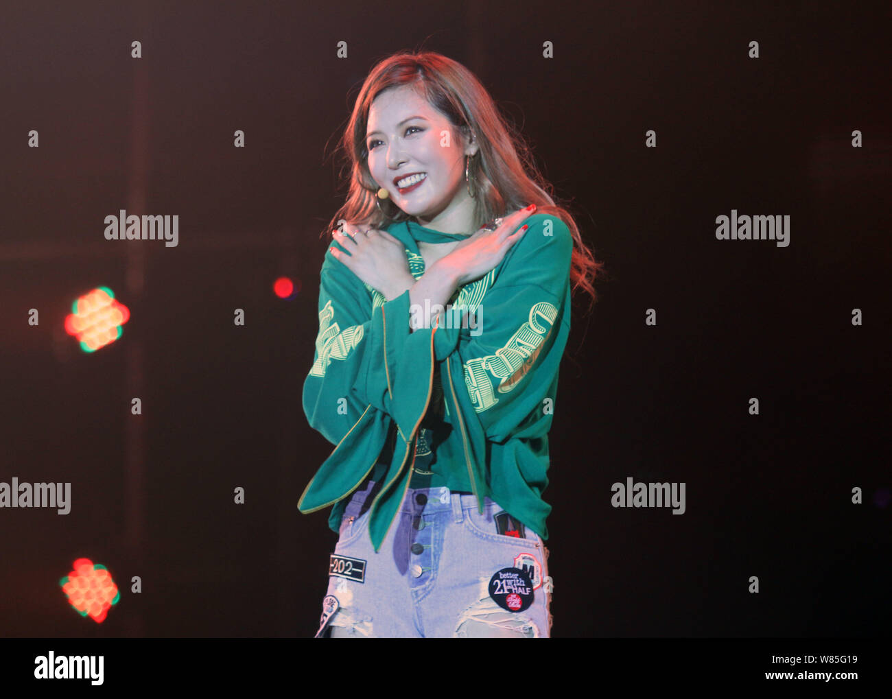 South Korean singer Kim Hyun-a, better known by the mononym Hyuna