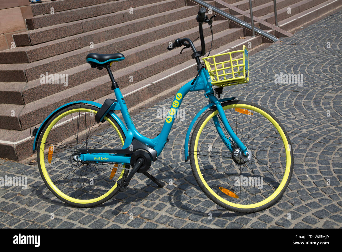 Byke Rental Bike, Frankfurt; Germany Stock Photo Alamy