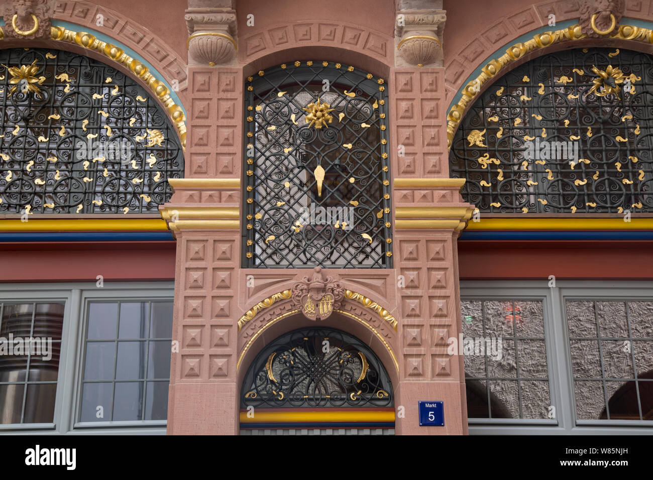Schwarzer Stern Restaurant Facade; Frankfurt; Germany Stock Photo Alamy
