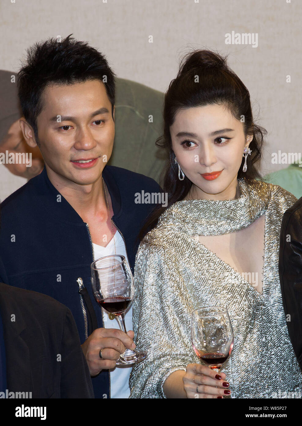 Chinese actress Fan Bingbing and her boyfriend Li Chen attend a