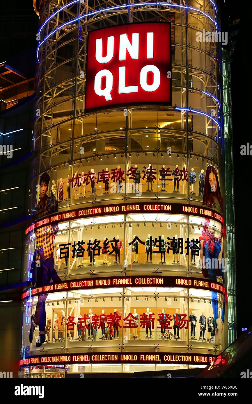 FILE--View of a Uniqlo store in Guangzhou city, south China's