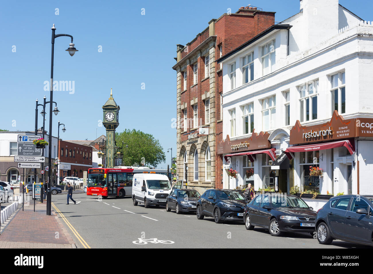 Chamberlain Clock, Frederick Street, Jewellery Quarter, Birmingham, West Midlands, England, United Kingdom Stock Photo