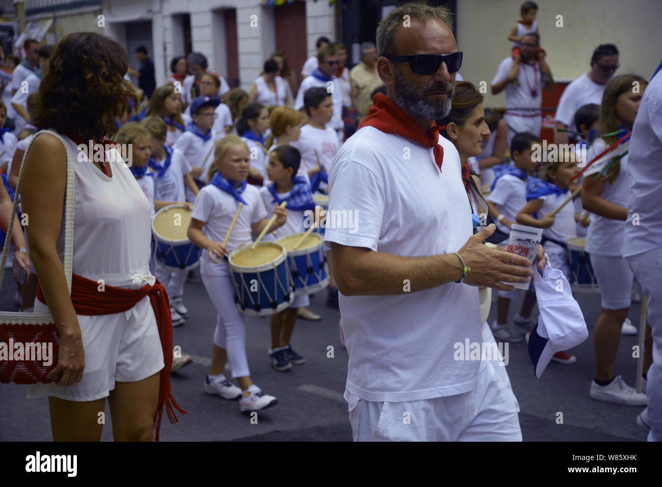 Basque Week Festivities parade hi-res stock photography and images - Alamy