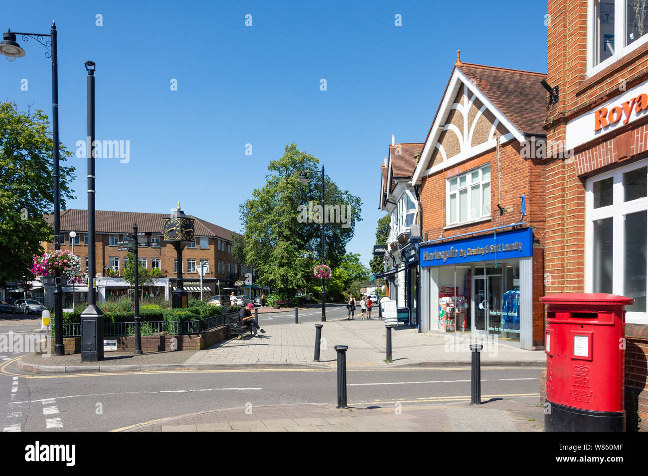 High Street, Cobham, Surrey, England, United Kingdom Stock Photo Alamy