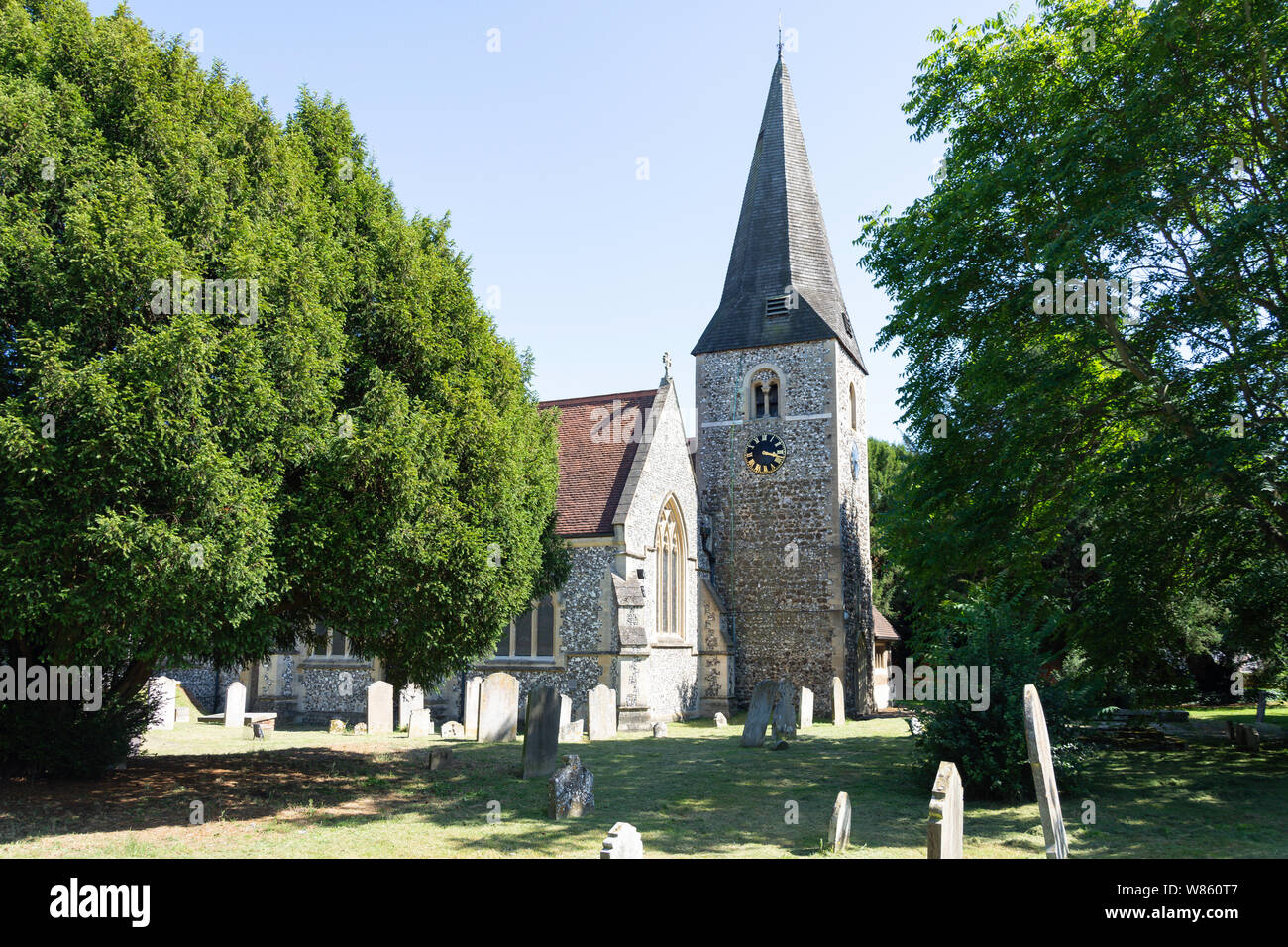 Parish Church of St Andrew, Church Street, Cobham, Surrey, England