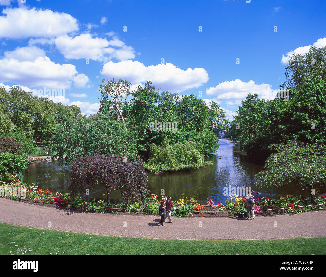 St James's Park Lake, St. James's, City of Westminster, Greater London, England, United Kingdom Stock Photo