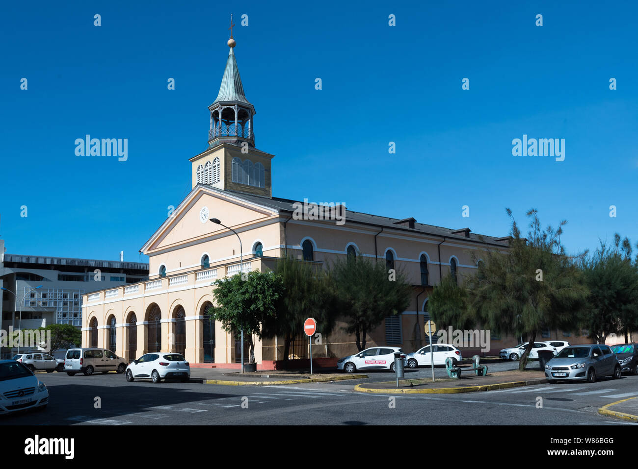 French Guiana, Cayenne Cathedral (French "Cathedrale SaintSauveur de Cayenne"), building
