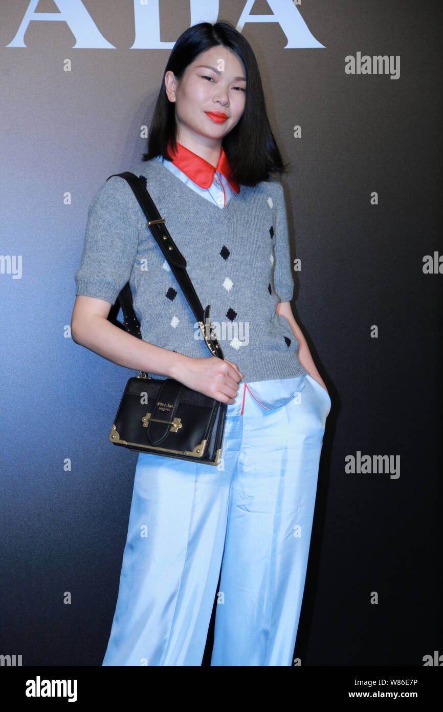 Chinese fashion designer, supermodel, and actress Lv Yan, stands for her  own label Comme Moi in Shanghai, China, 20 August 2020. (Photo by  /ChinaImages/Sipa USA Stock Photo - Alamy