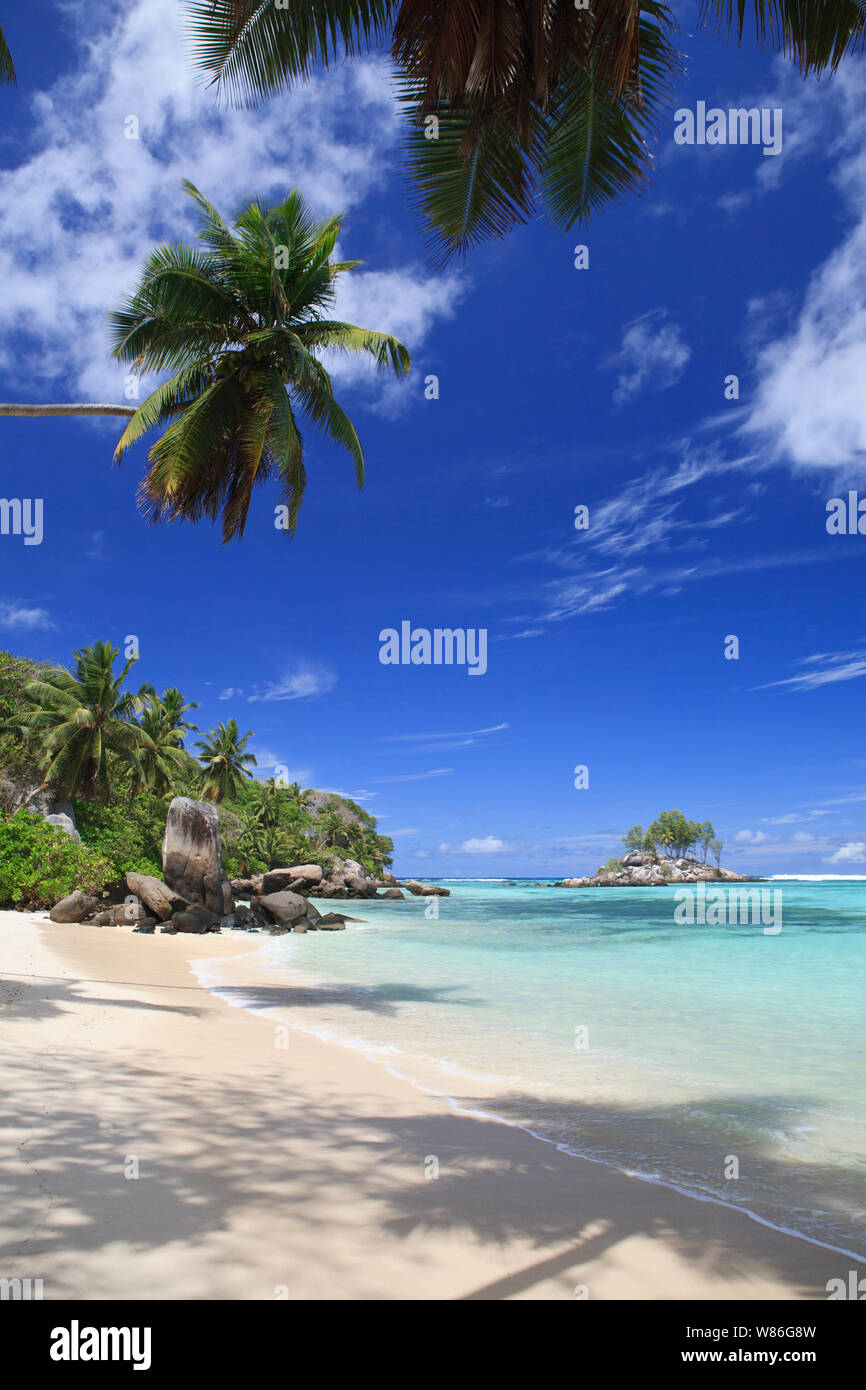 Scenic of the island of Mahe, Seychelles, Indian Ocean Stock Photo
