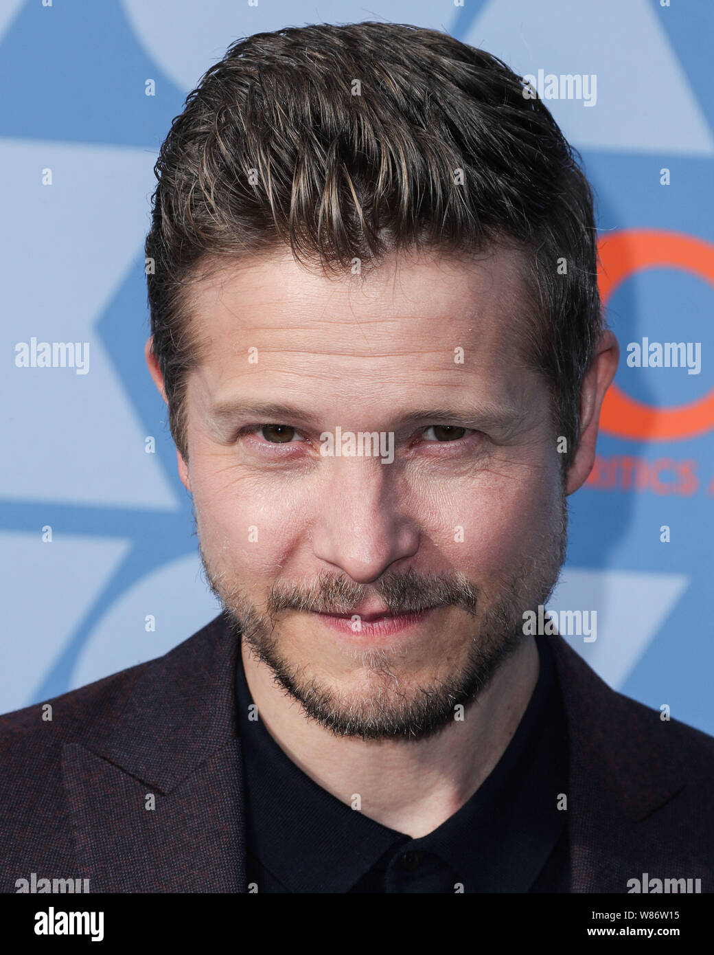 Los Angeles, United States. 07th Aug, 2019. LOS ANGELES, CALIFORNIA, USA -  AUGUST 07: Actor Matt Czuchry arrives at the FOX Summer TCA 2019 All-Star  Party held at Fox Studios on August