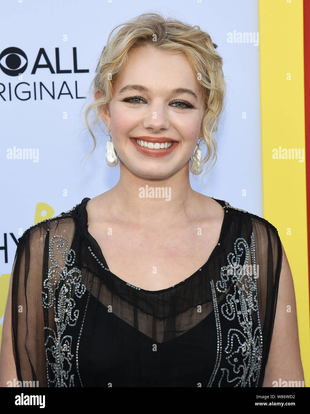 August 7, 2019, Beverly Hills, California, USA Sadie Calvano attends(01)