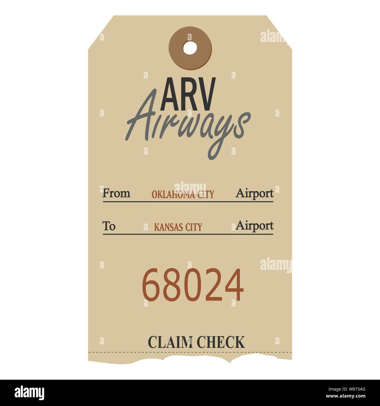 vintage luggage tags
