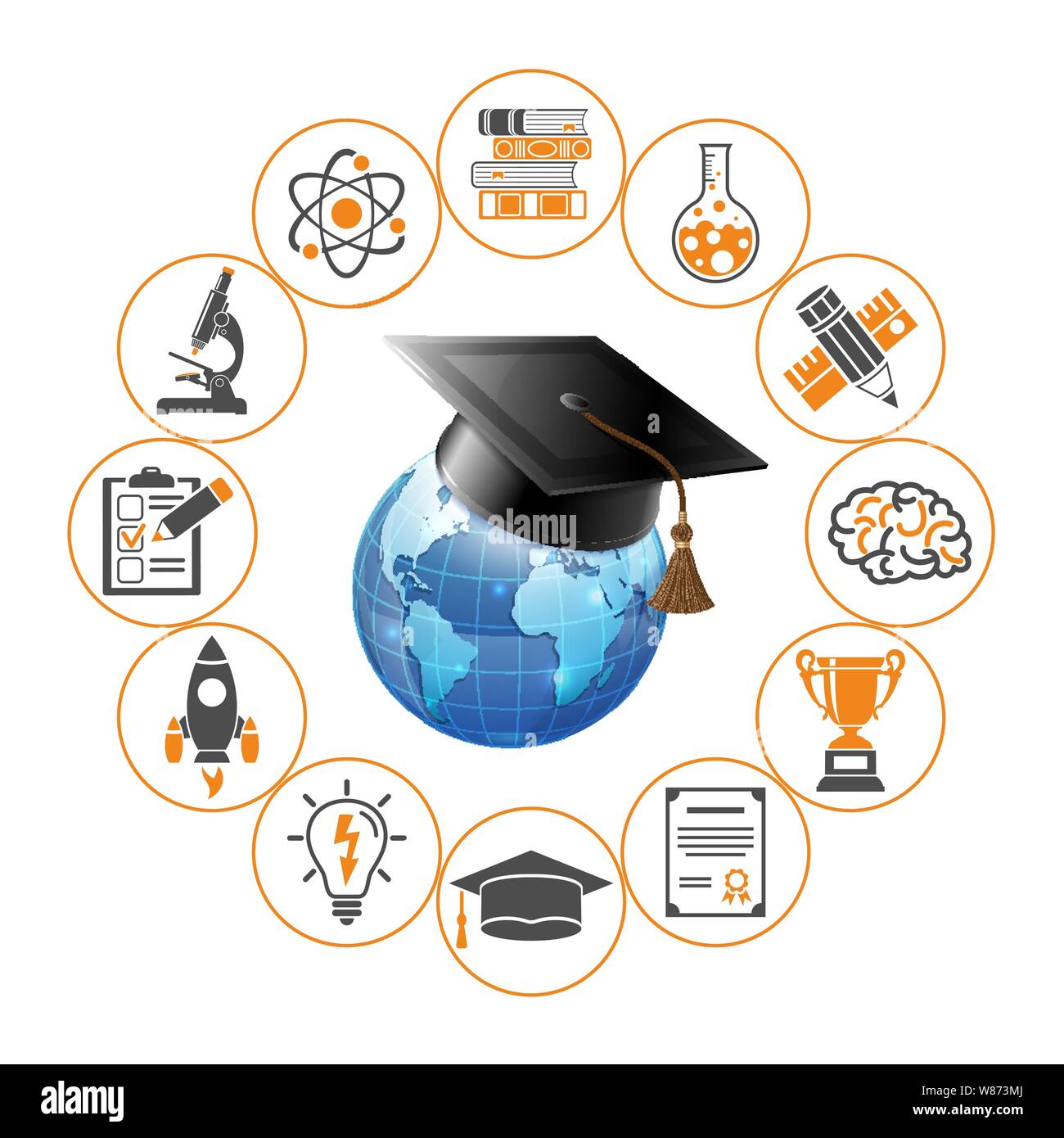 Online Education Concept Stock Vector
