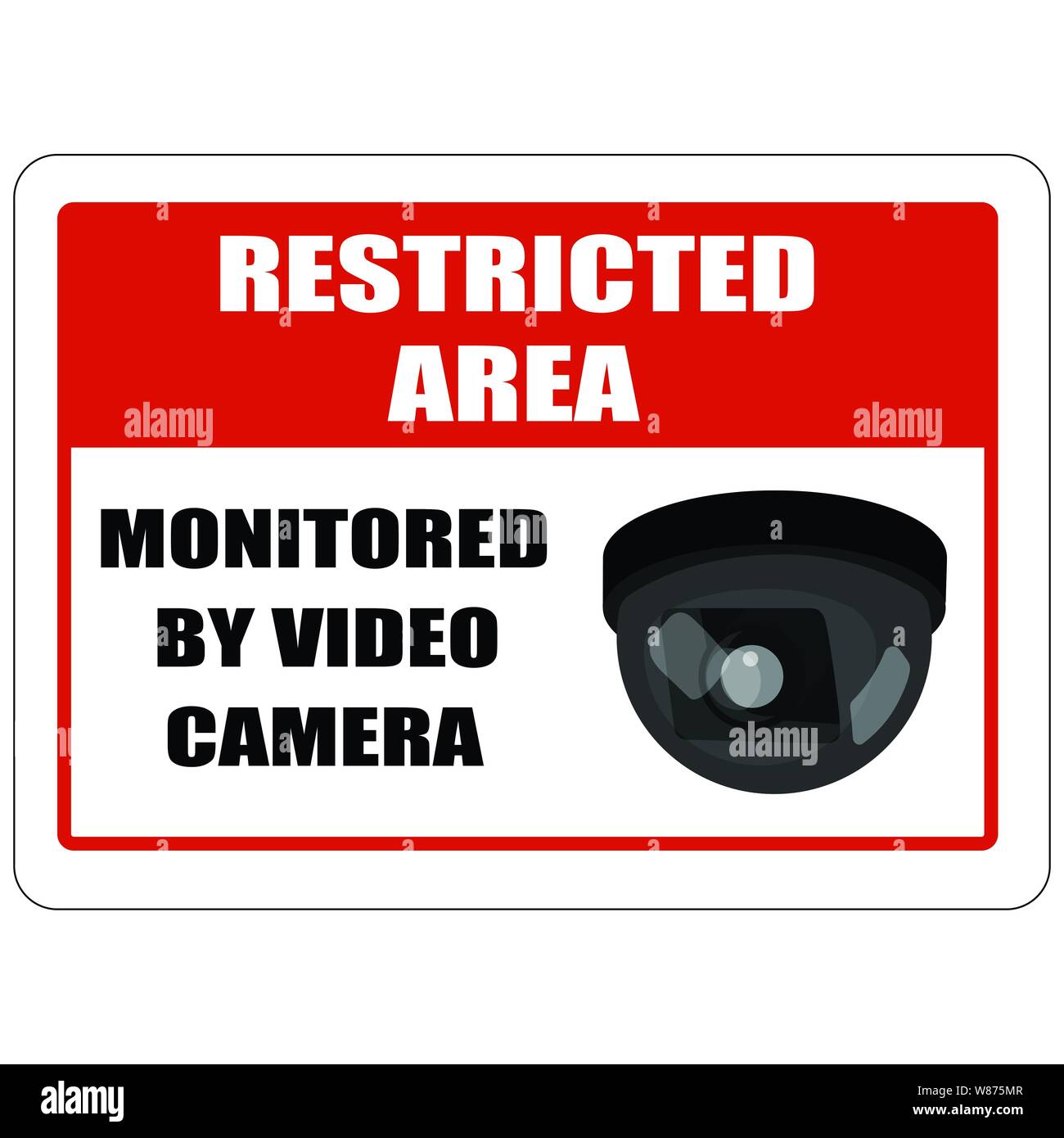 Authorized personnel only sign vector hires stock photography and