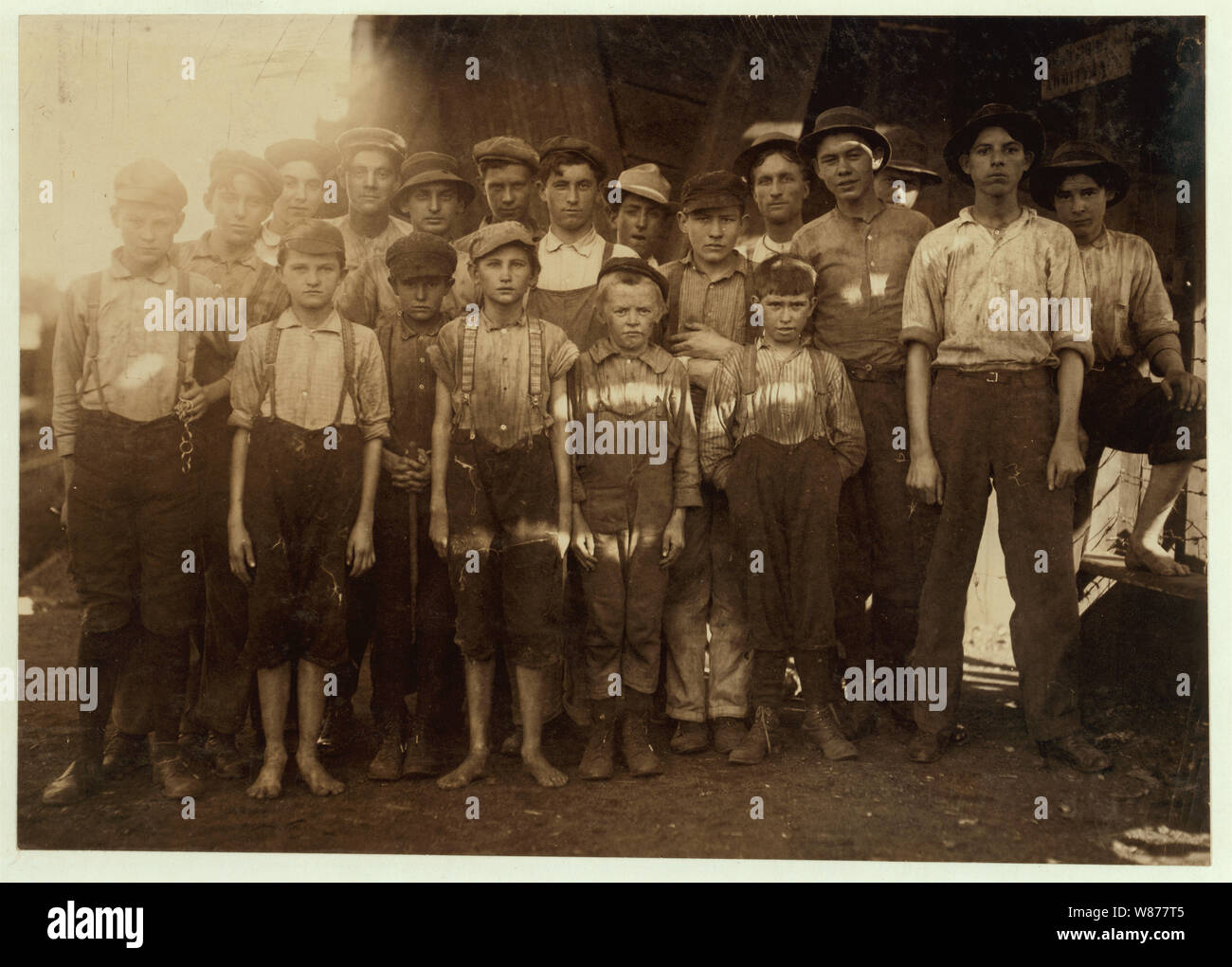 OUR BABY DOFFER and some of the other doffers all working in Avondale