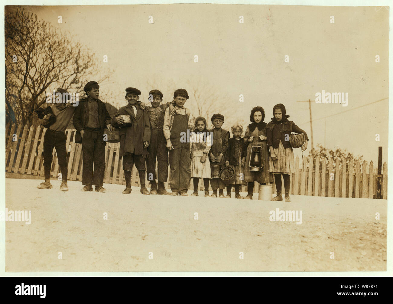 Teeny (the smallest) and some of the young shuckers at Pass Packing Co ...
