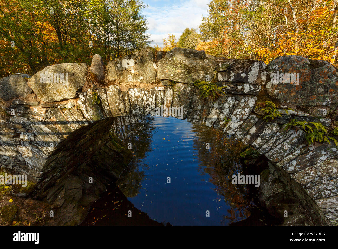Swedish old stone bridge hi-res stock photography and images - Alamy