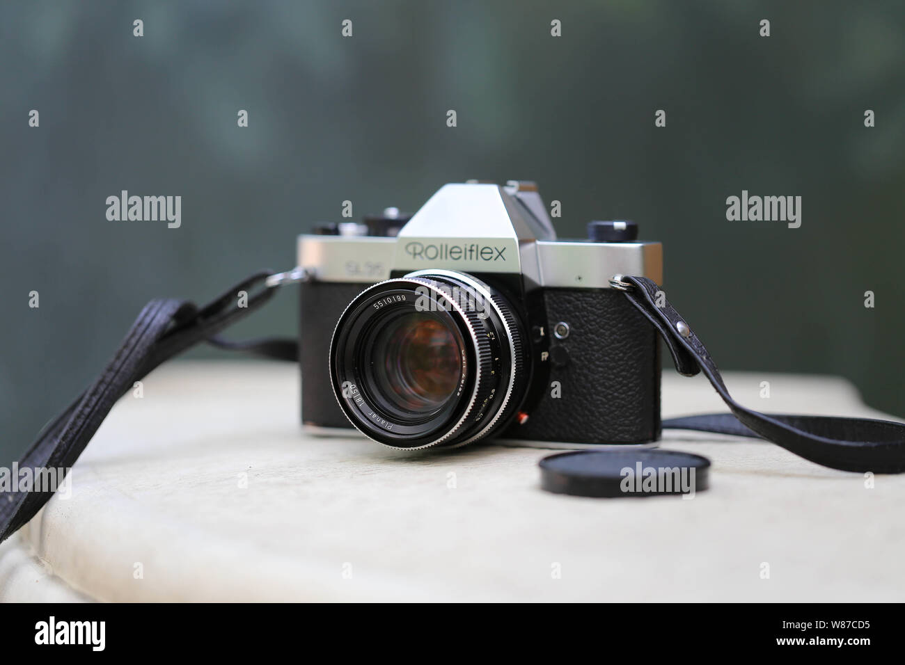Analoge Kamera Rolleiflex SL35 Carl Zeiss Stock Photo