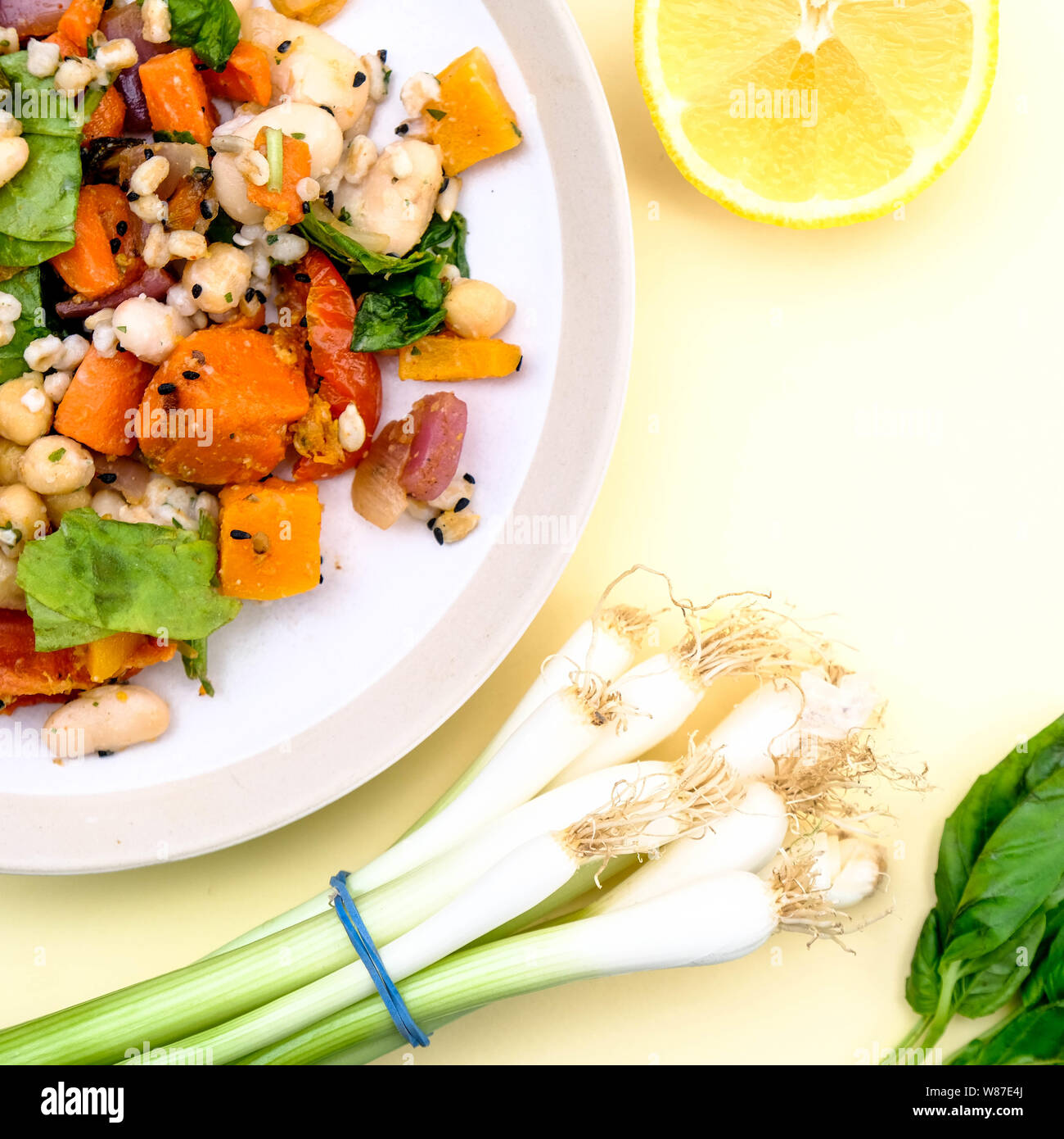 Mediterranean Roast Vegetable Salad With Chickpeas, Sun Dried Tomatoes