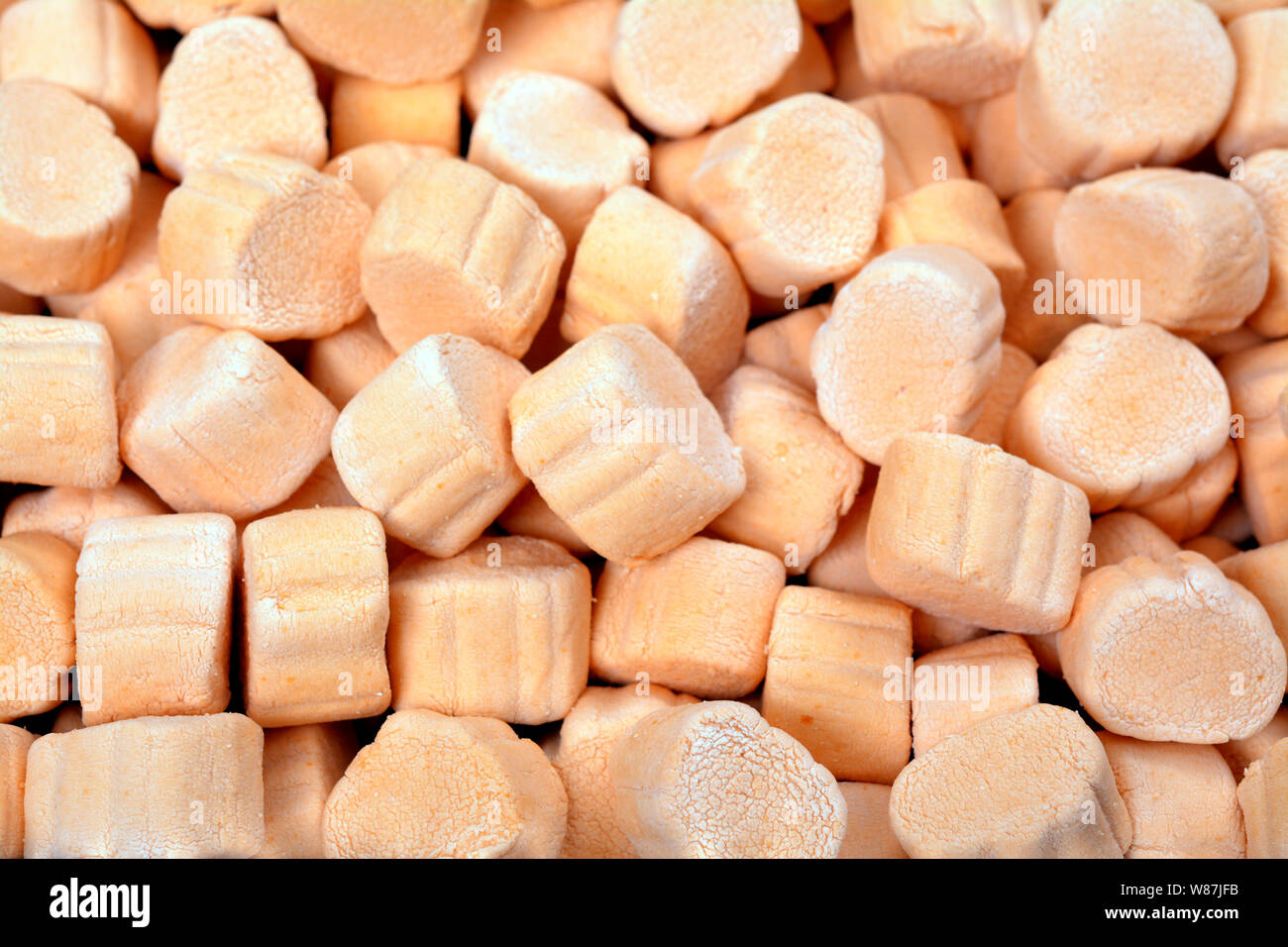 Close capture of marshmallow candy for background uses Stock Photo Alamy