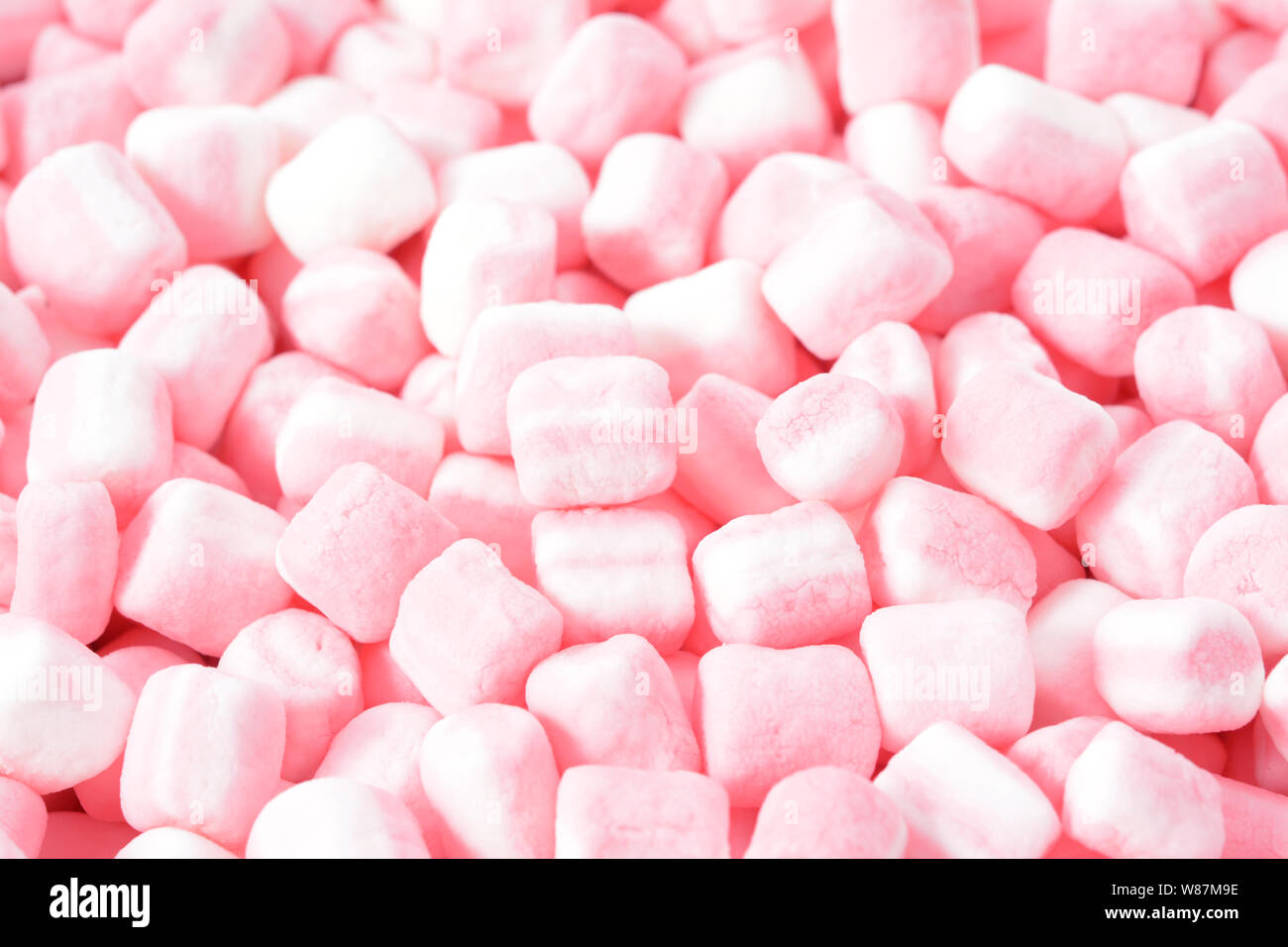 Close capture of marshmallow candy for background uses Stock Photo Alamy