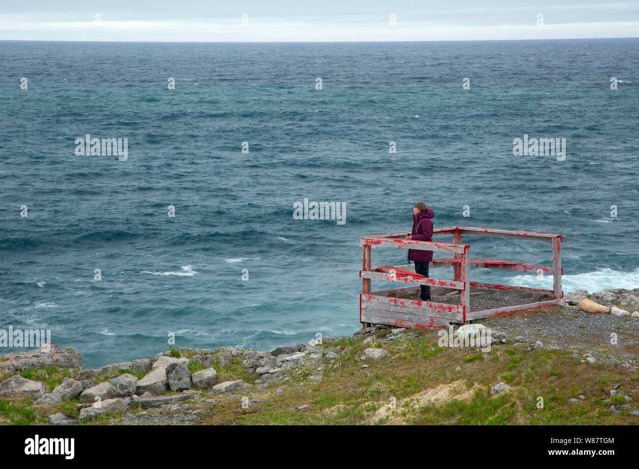 Cape Norman viewpoint deck, Wild Bight, Newfoundland and Labrador