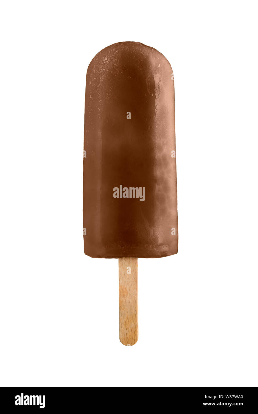 cola ice lolly, isolated on white background Stock Photo