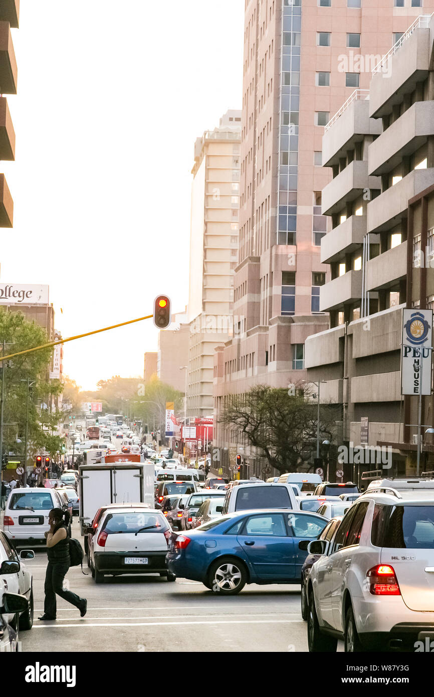 Johannesburg, South Africa August 29 2013 Street scenes of