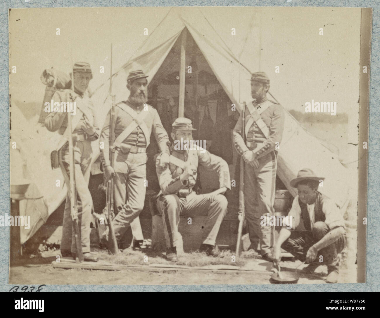 7th New York State Militia, Camp Cameron, D.C., 1861 Stock Photo - Alamy