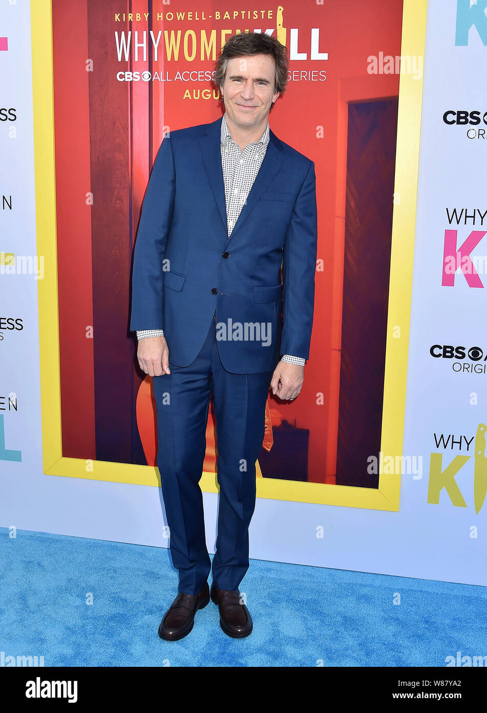 BEVERLY HILLS, CA - AUGUST 07: Jack Davenport  attends the LA Premiere of CBS All Access' 'Why Women Kill' at Wallis Annenberg Center for the Performing Arts on August 07, 2019 in Beverly Hills, California. Stock Photo