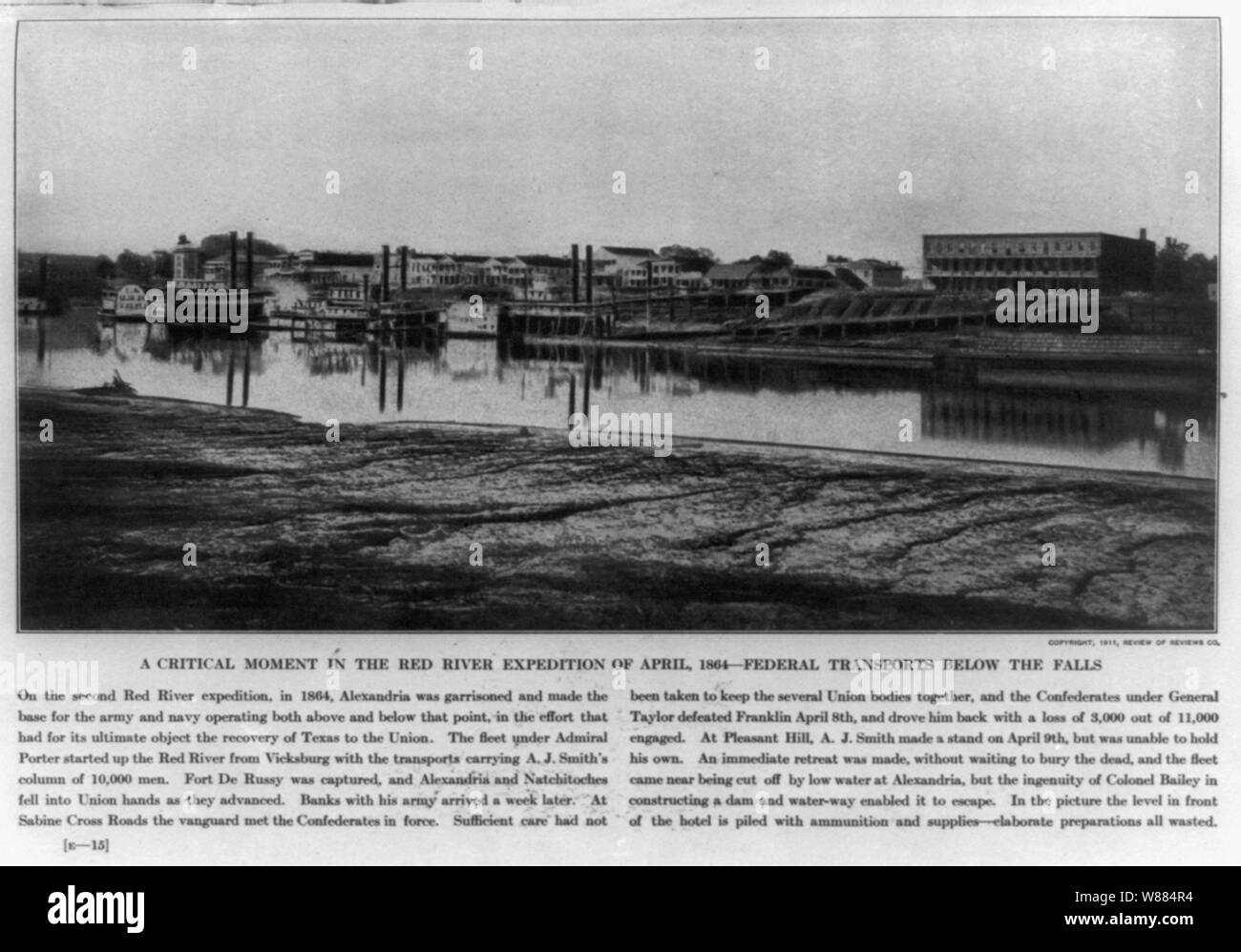 A critical moment in the Red River expedition of April 1864. Federal