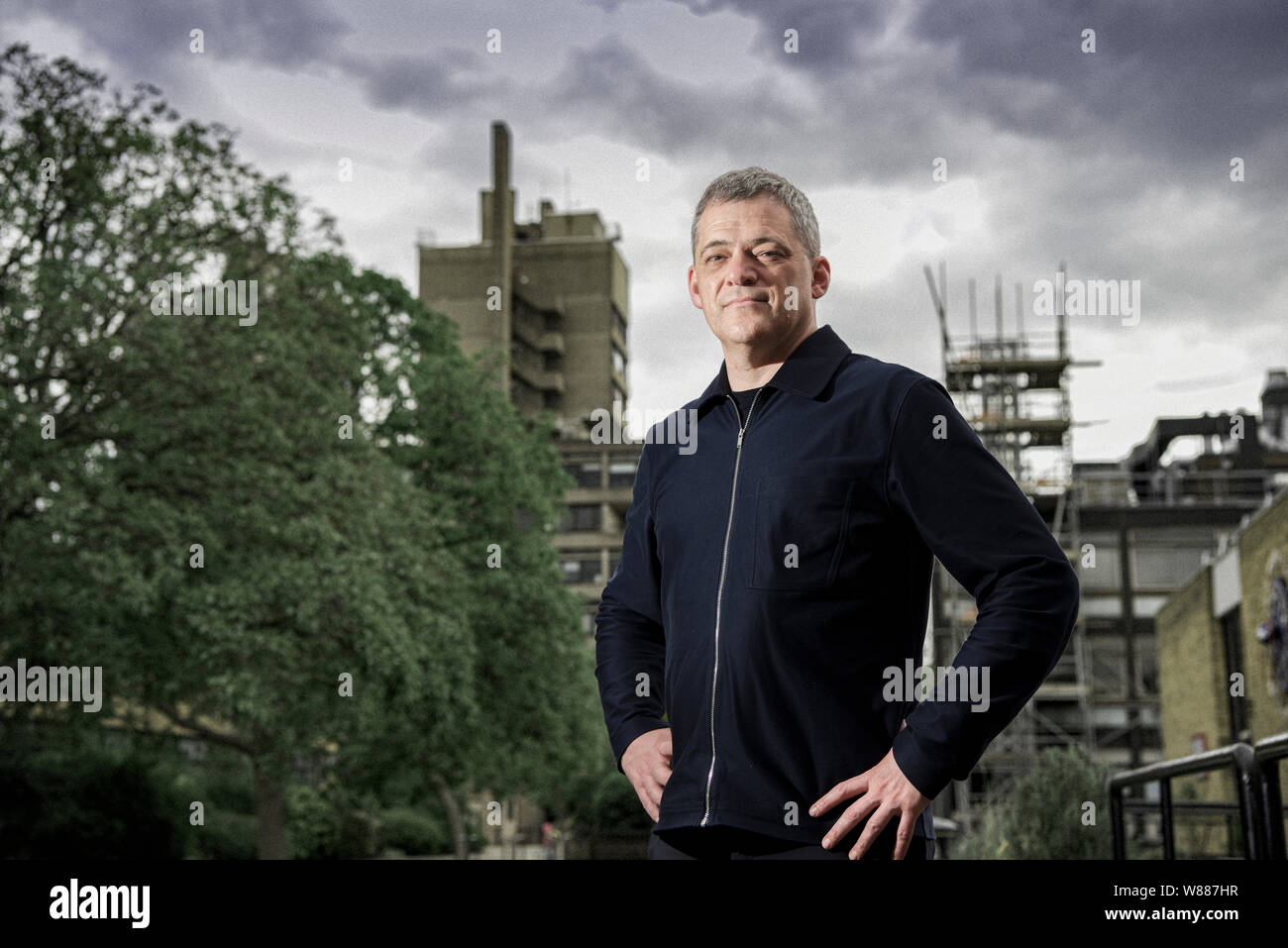 John Palmesino, architect and urbanist photographed at Leicester University Stock Photo