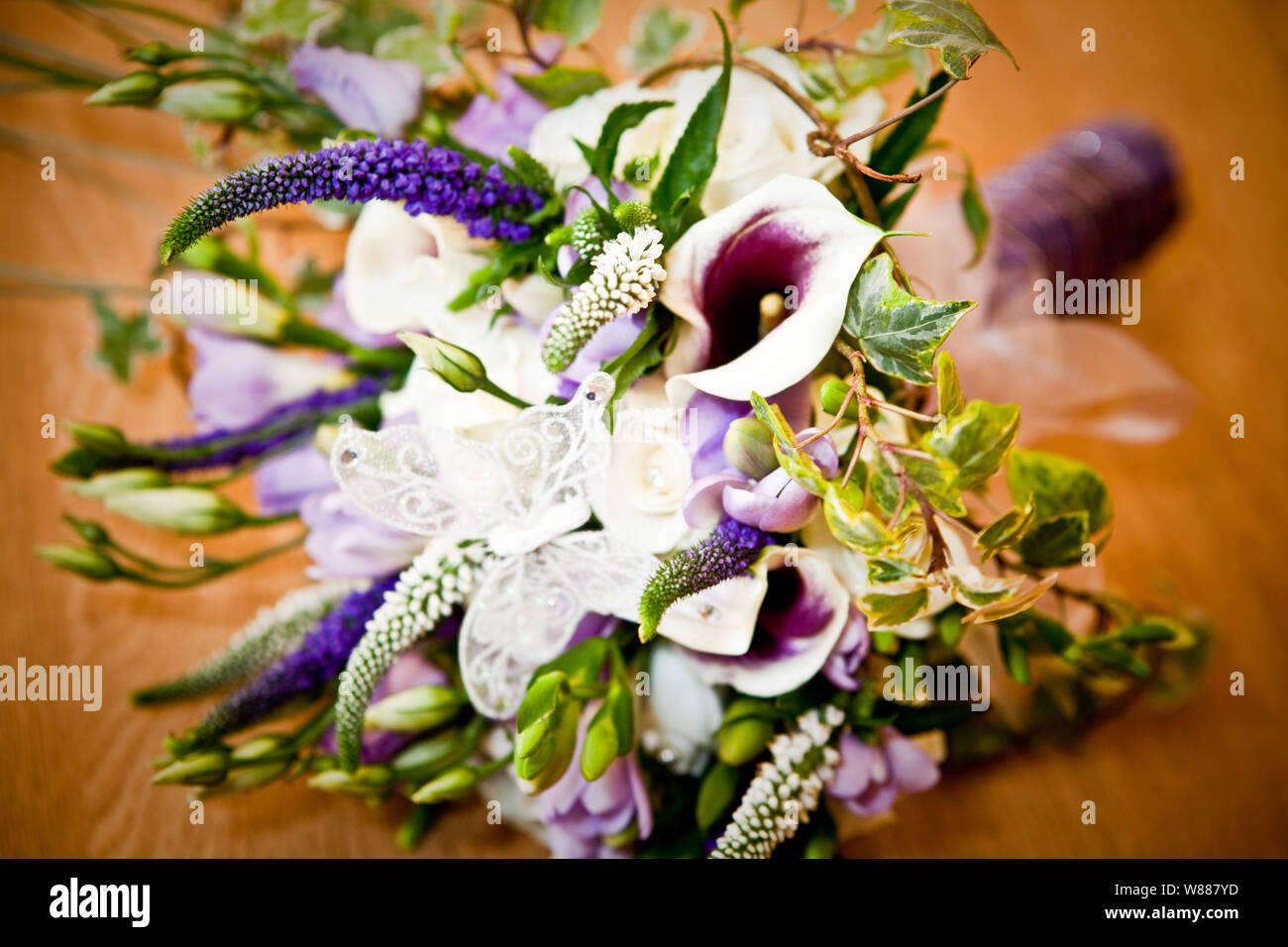 Wedding Floral Bouquet Stock Photo