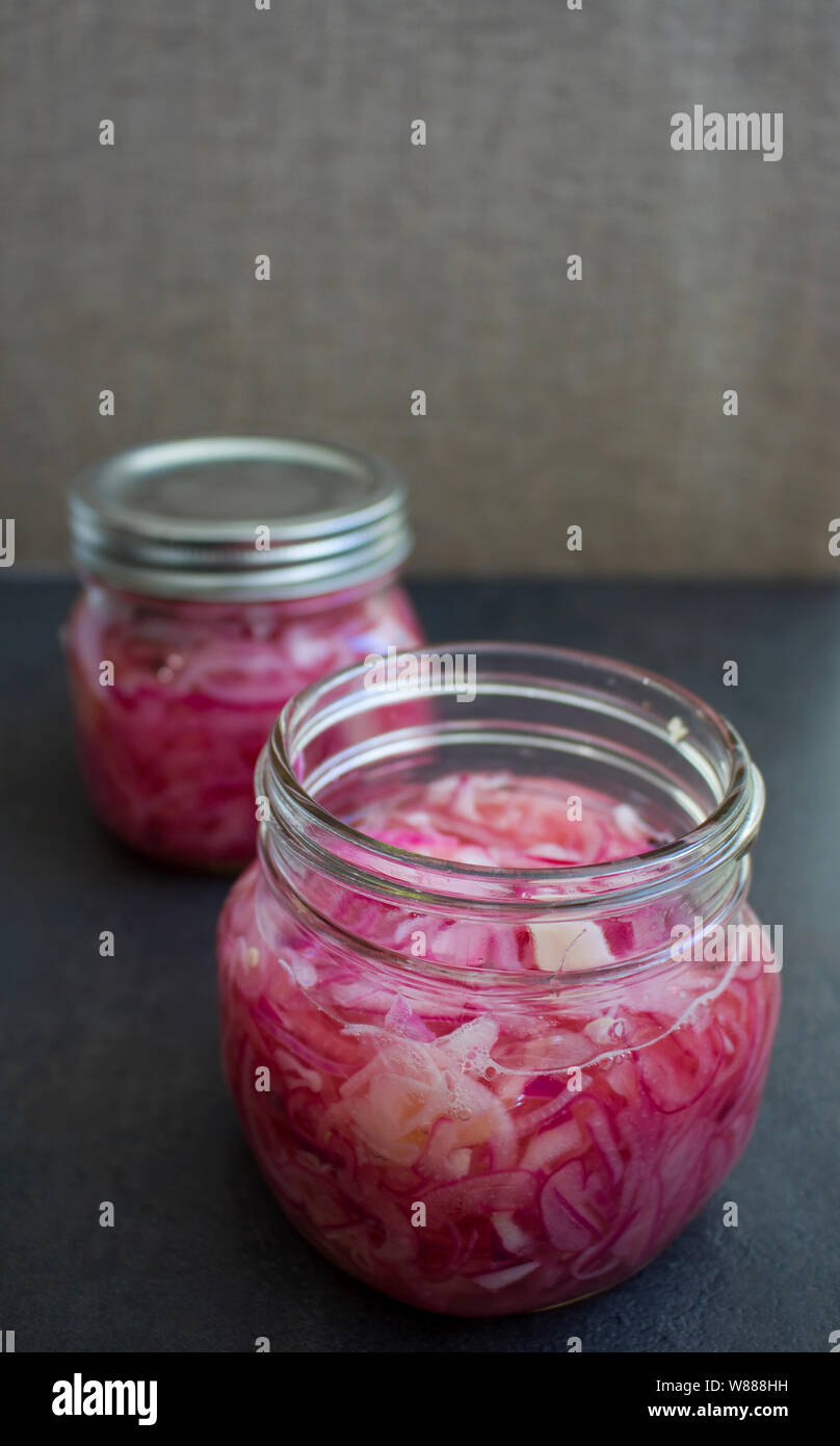 Pink pickled onions hires stock photography and images Alamy