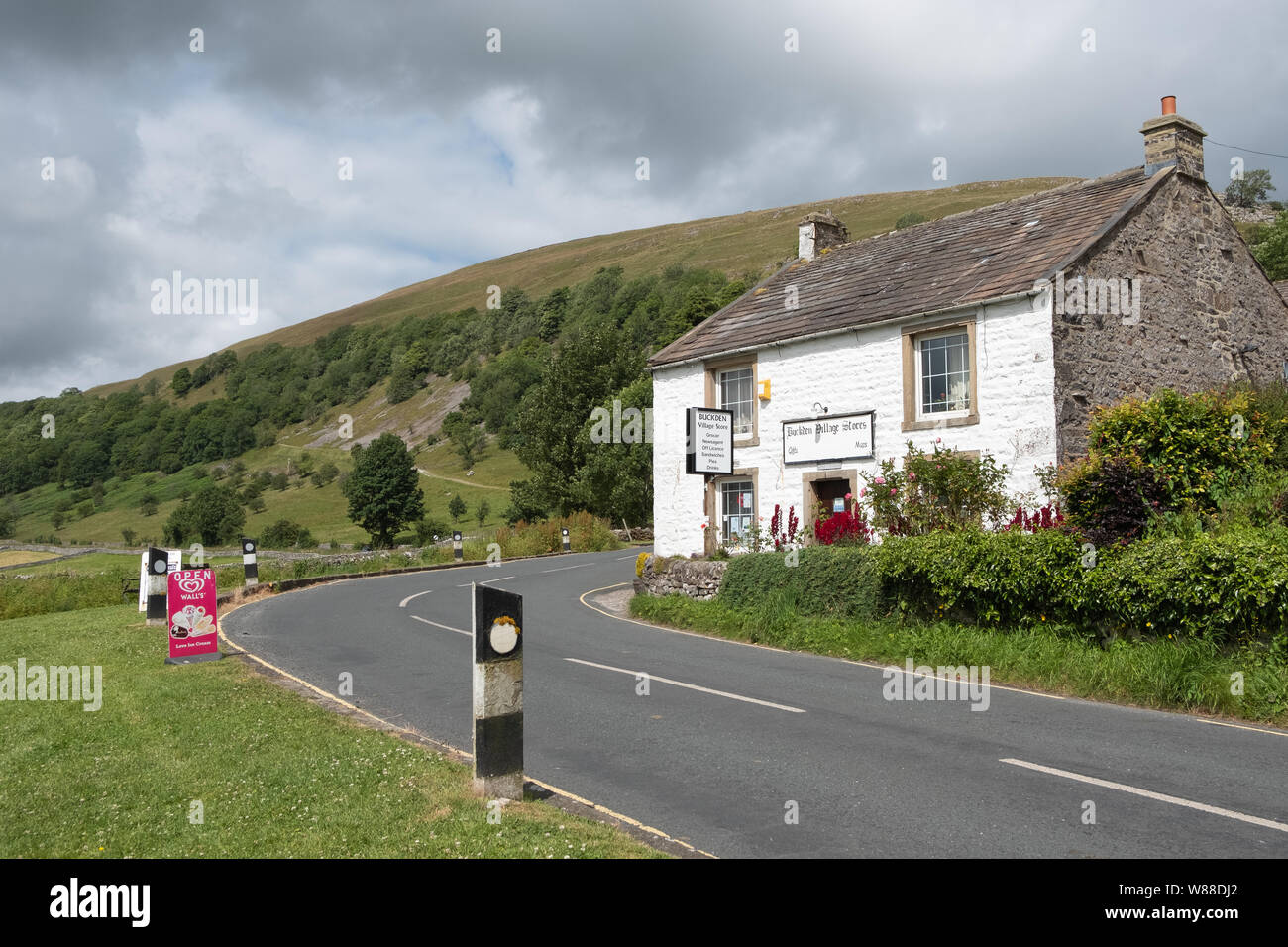 Buckden Village, Yorkshire Dales National Park, Upper Wharfedale, North
