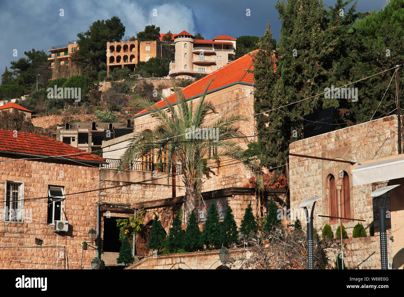 Deir al Qamar village, Lebanon Stock Photo