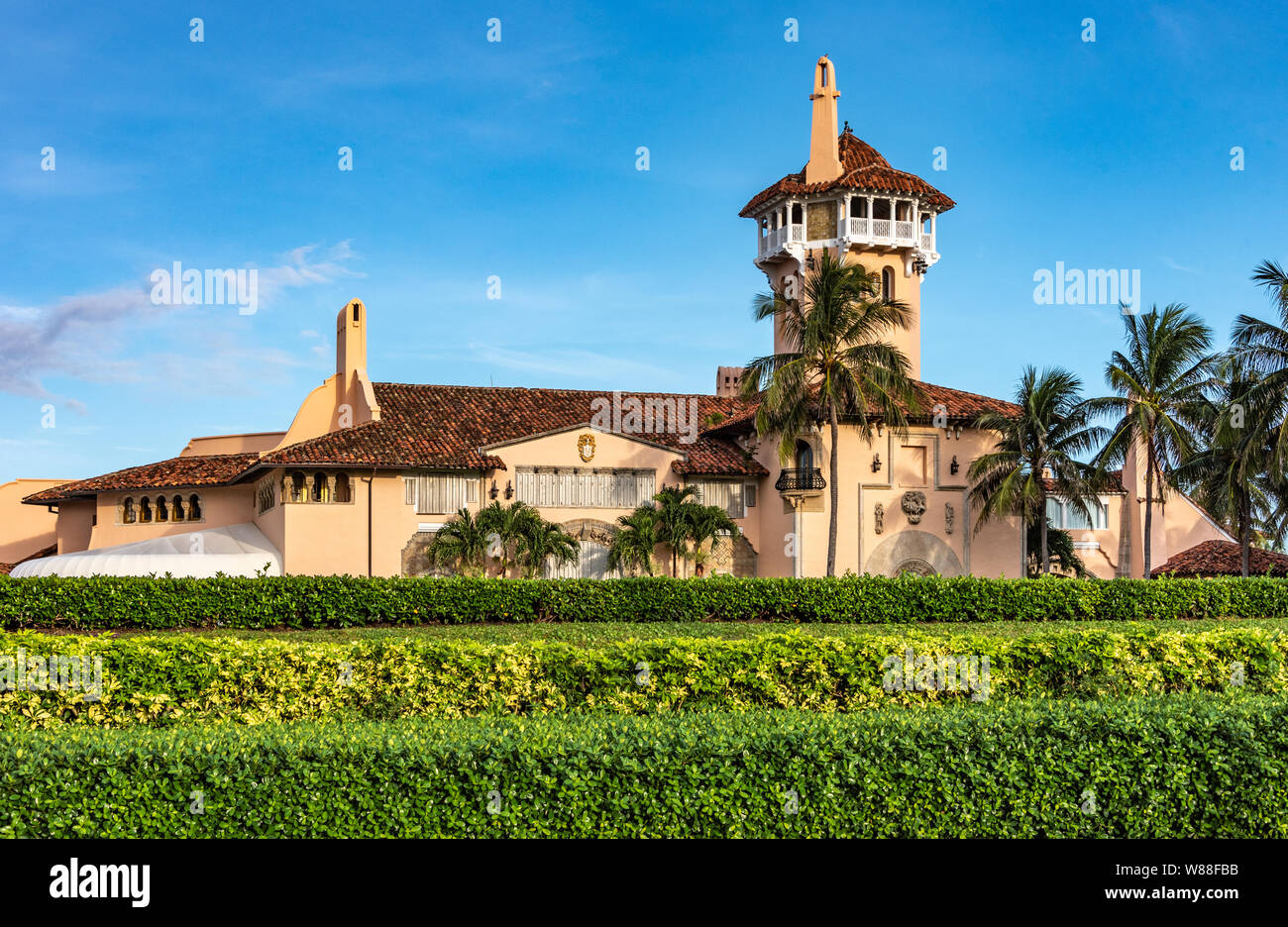 Mar-a-Lago, the Palm Beach estate of Donald Trump and home of the Mar-a 