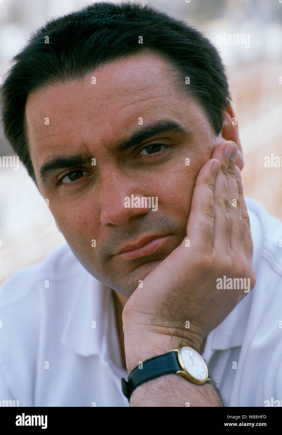 Actor and comedian Tony Slattery Stock Photo Alamy