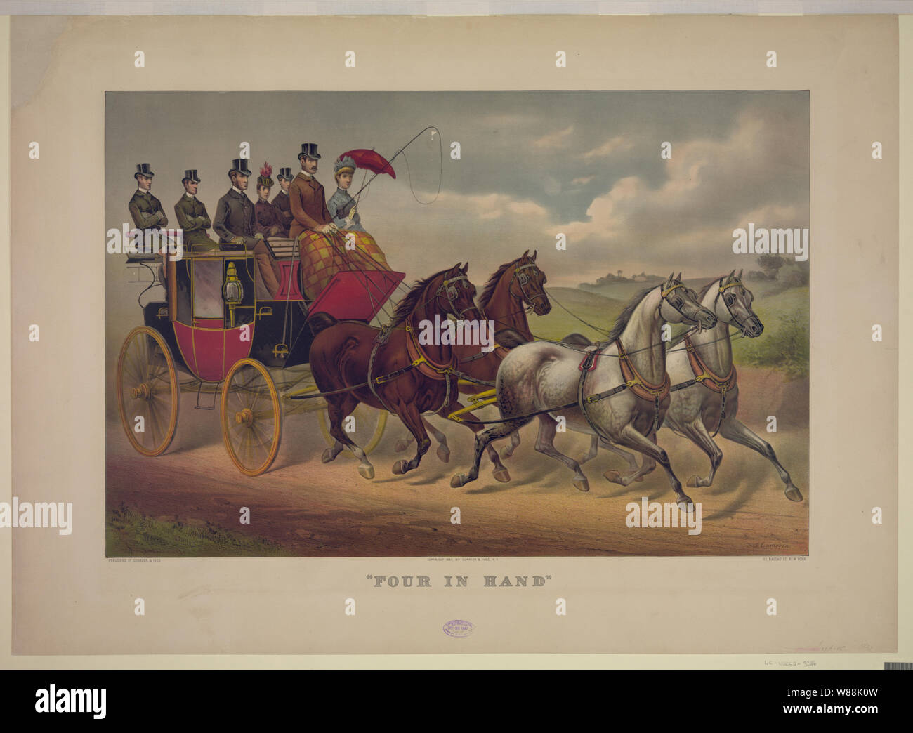 Four in hand Stock Photo Alamy