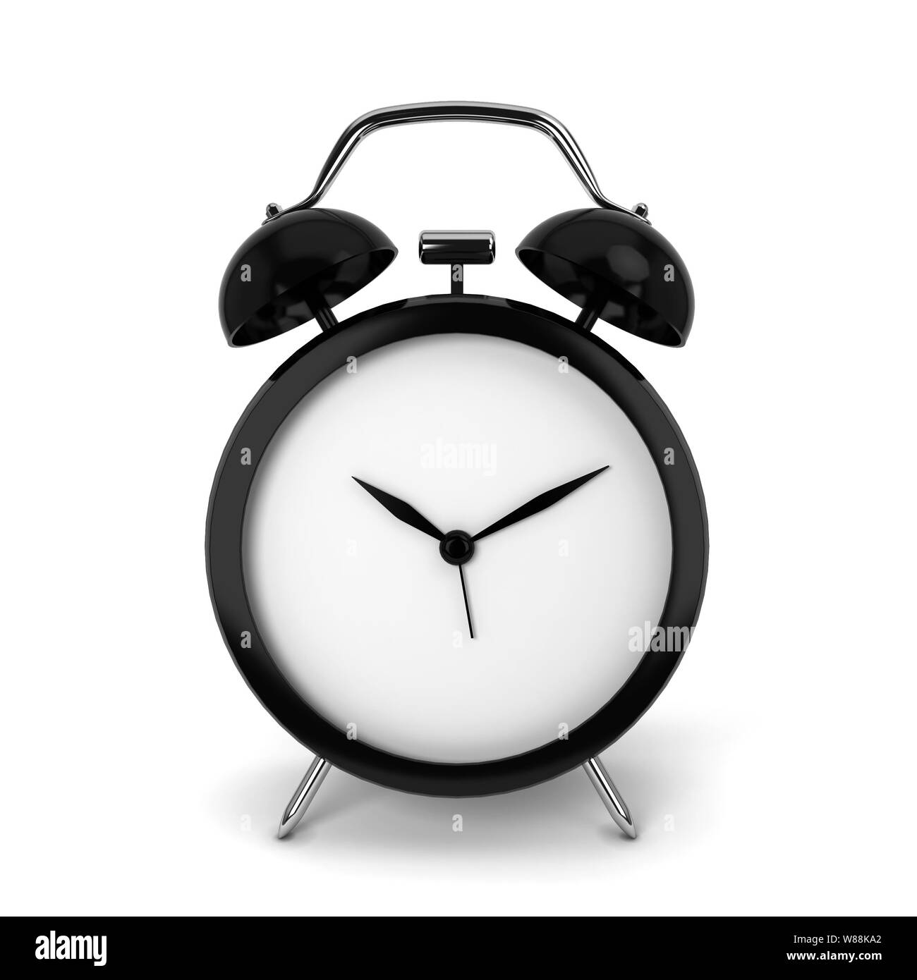 Alarm clock. 3d illustration isolated on white background Stock Photo