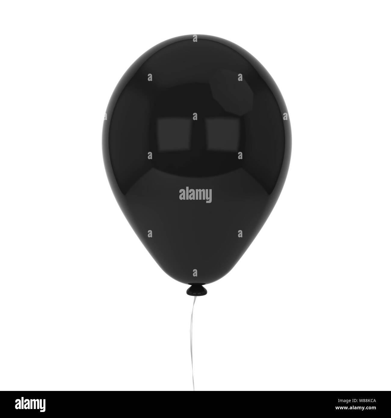 Single baloon. 3d illustration isolated on white background Stock Photo ...