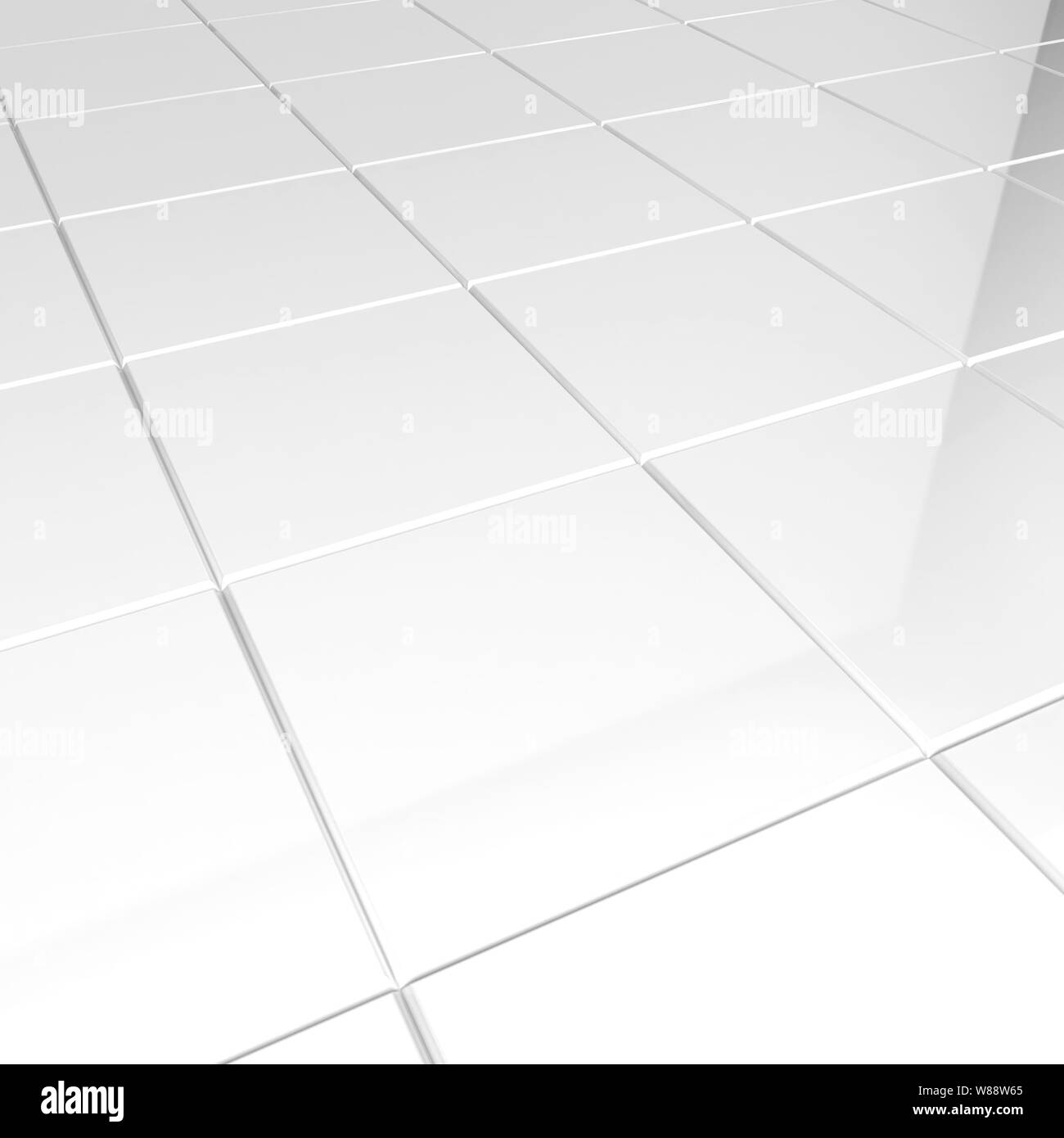 White tiles. 3d background Stock Photo Alamy