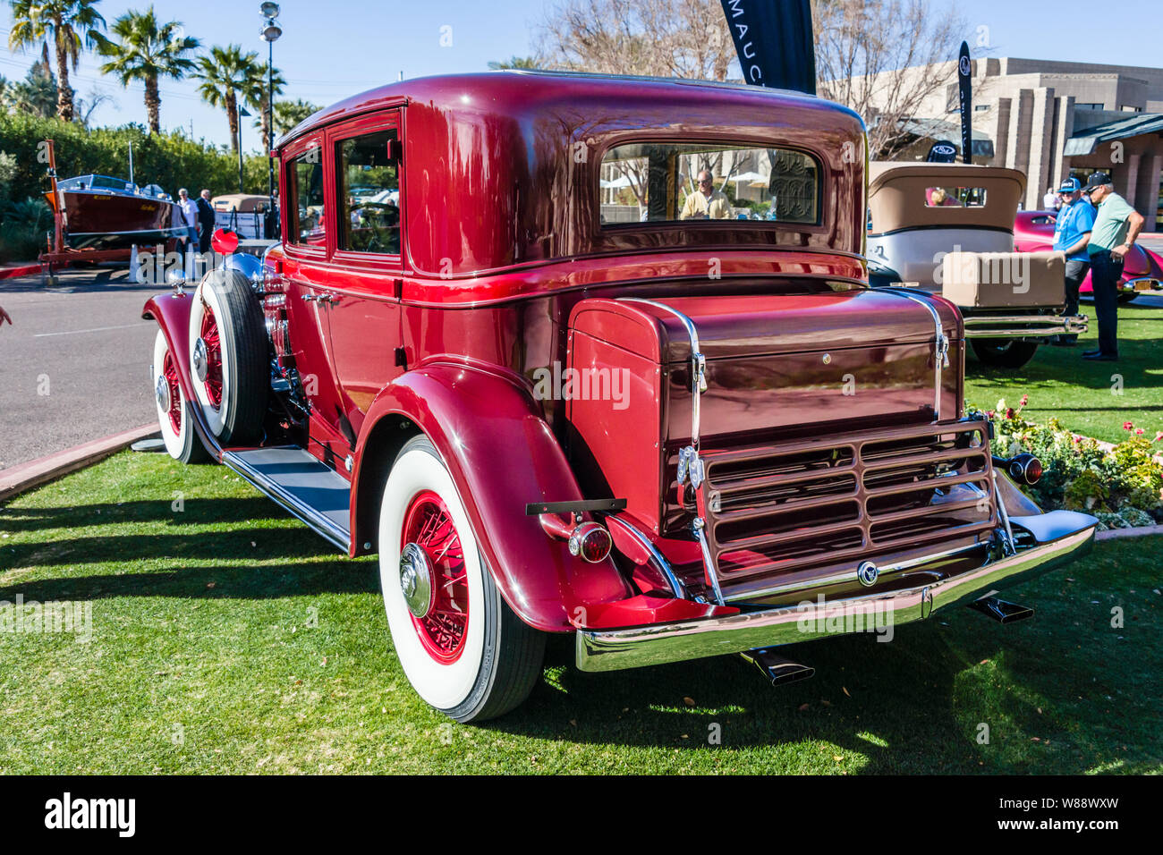 RM Sotheby's (formerly RM Auctions) 1931 Cadillac V-12 Town Sedan Stock Photo