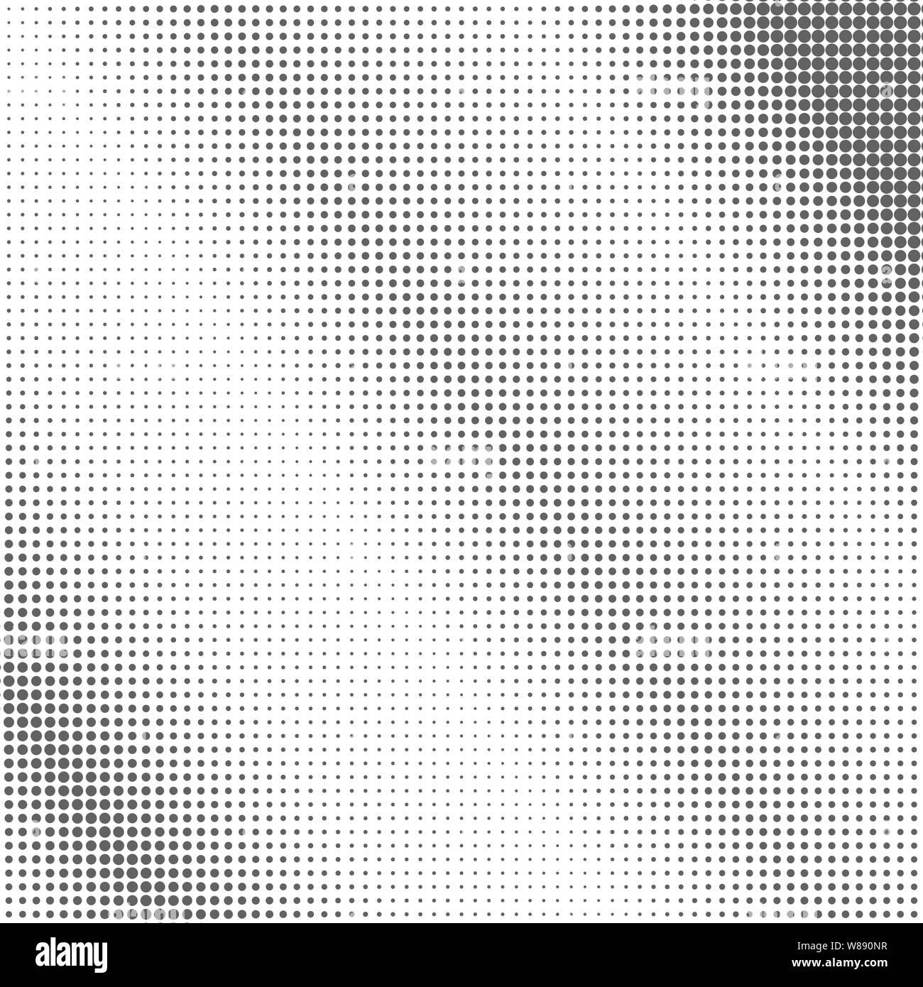 Halftone Pattern. Set of Dots. Dotted Texture on White Background