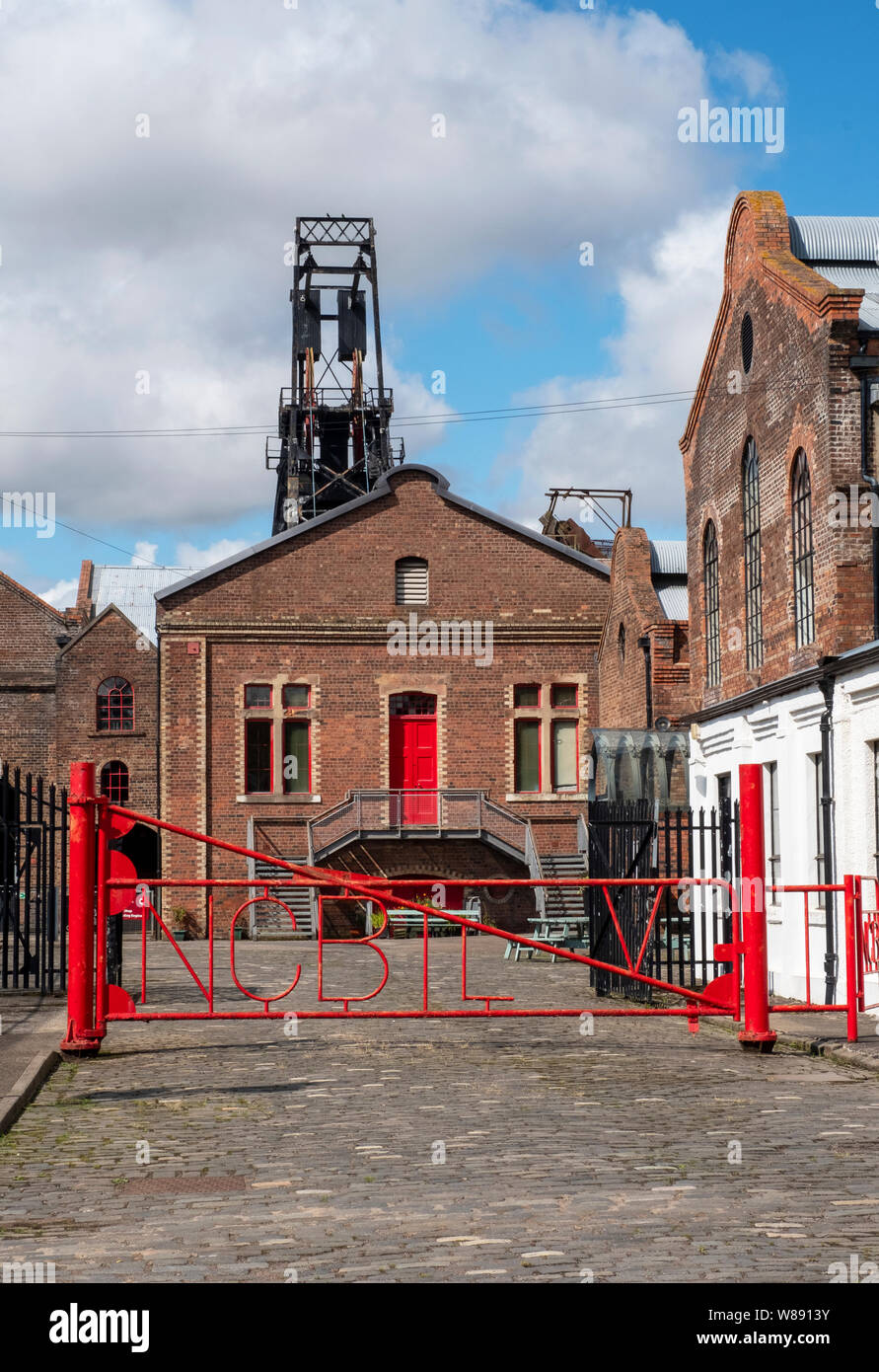 The National Mining Museum Scotland at the Lady Victoria Colliery, Newtongrange, Midlothian, Scotland. Stock Photo