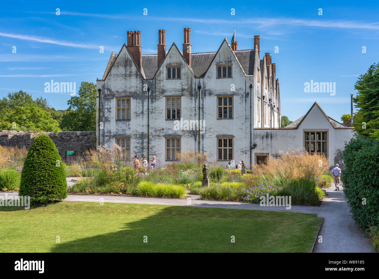 St Fagans Castle at the St Fagans National Museum of History in Cardiff, Wales Stock Photo