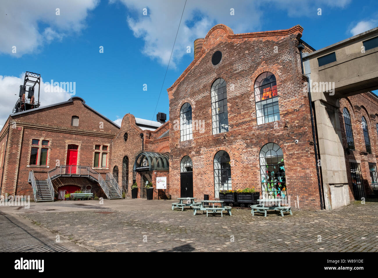 The National Mining Museum Scotland at the Lady Victoria Colliery, Newtongrange, Midlothian, Scotland. Stock Photo