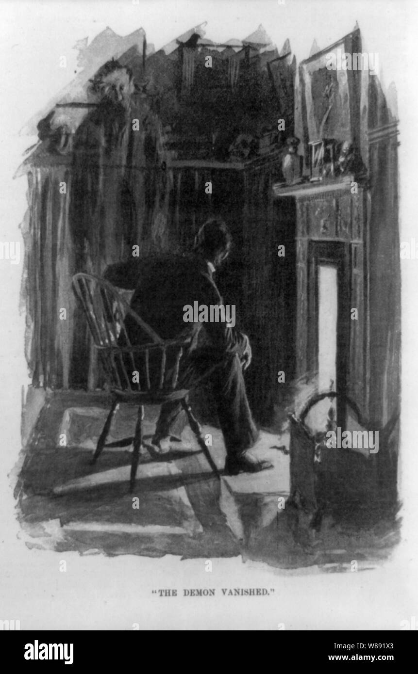 The demon vanished Stock Photo