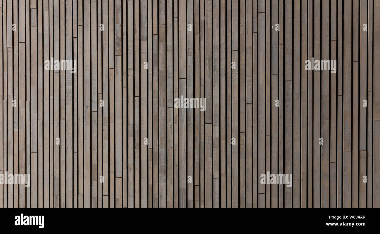 Wood laths background, texture, decorative material natural color wooden pattern Stock Photo